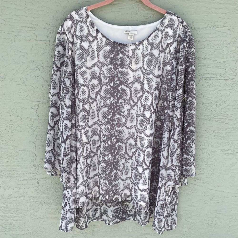 C Est. 1946 Sz 18/20W Two Layer Blouse